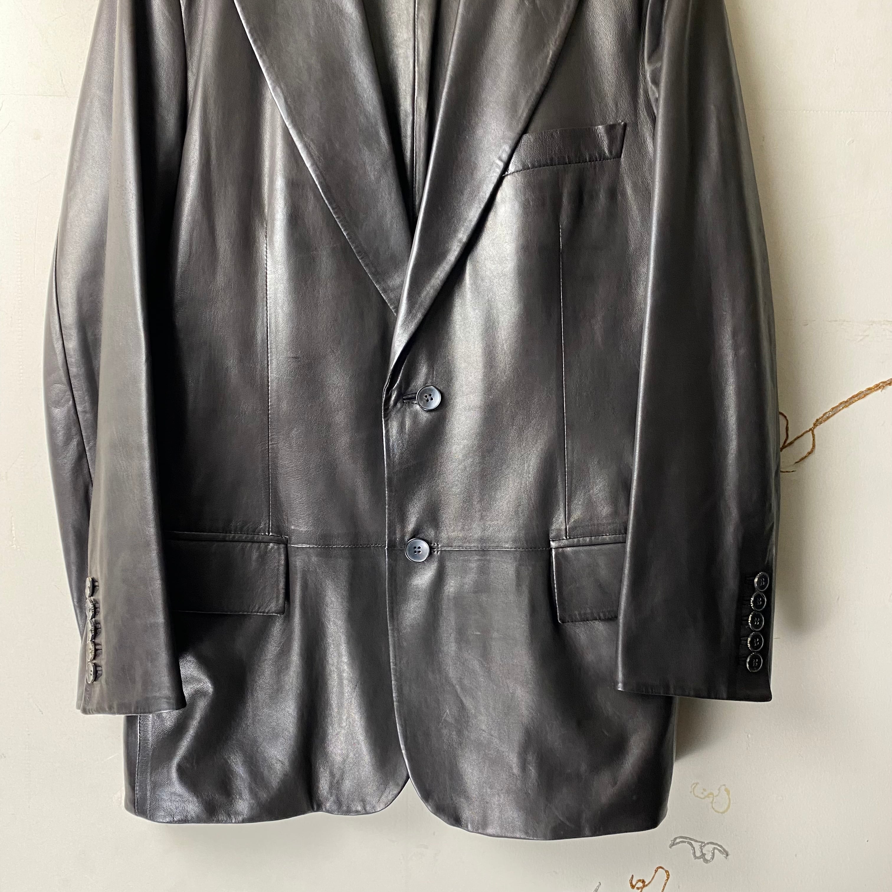 GUCCI by Tom Ford leather tailored jacket | NOIR ONLINE