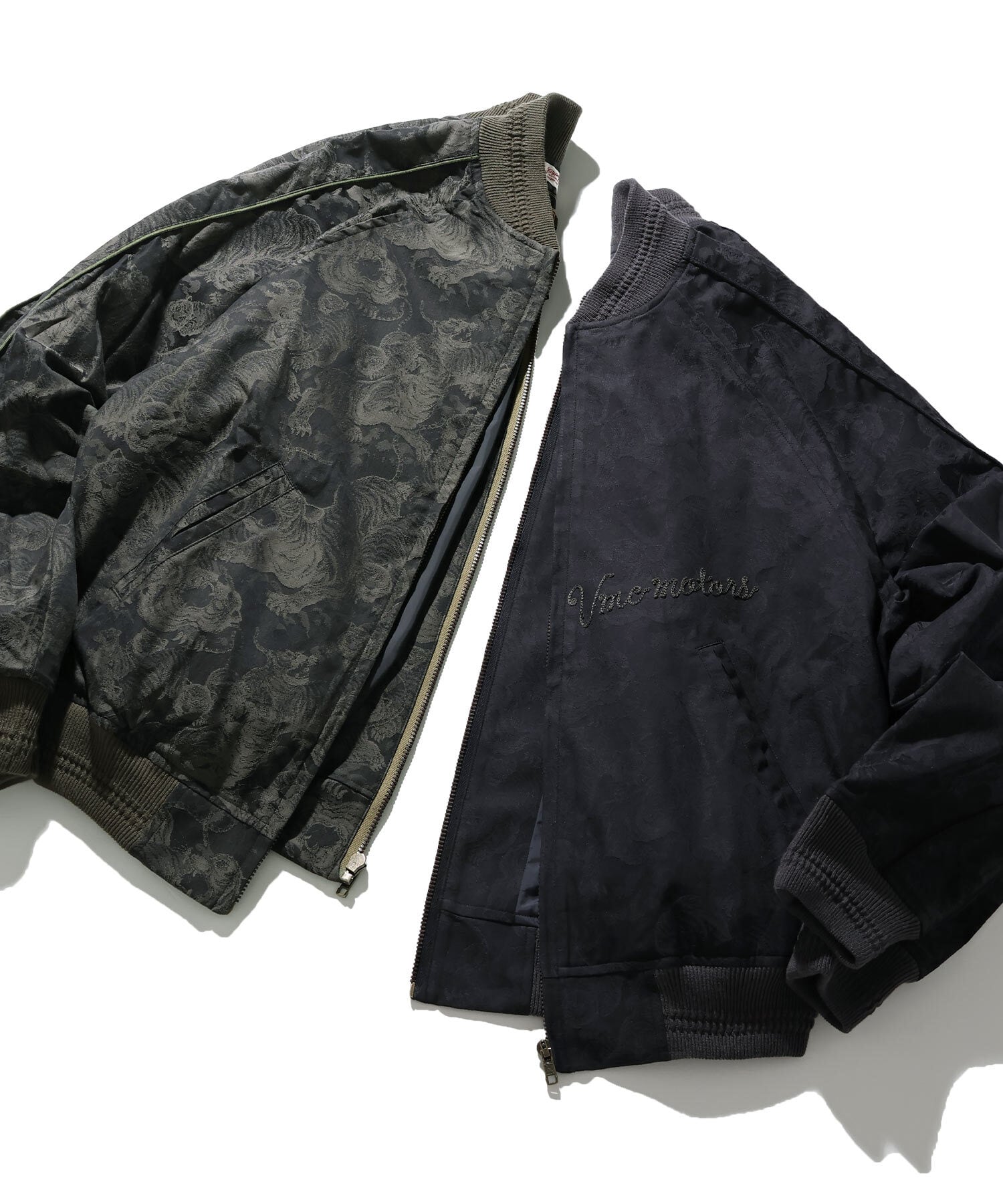 スカジャン スーベニアジャケットTRIUMPH ROCKERS JQ/HUNDRED TIGER SOUVENIR JK 百虎 スーベニア ジャケット GS2549923