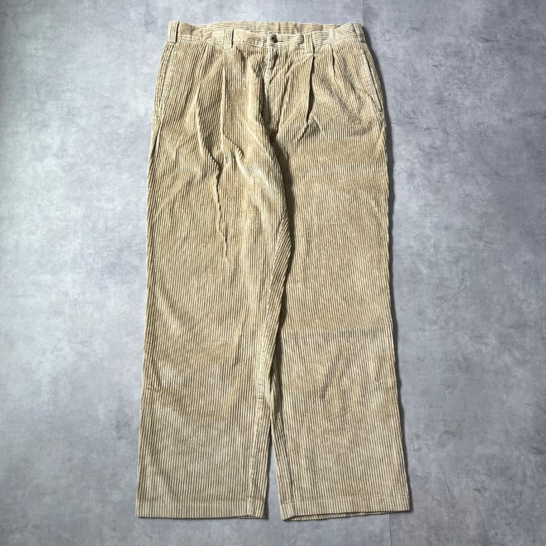 トミーヒルフィガー W36 チノパン コーデュロイ 90s ベージュ 16930