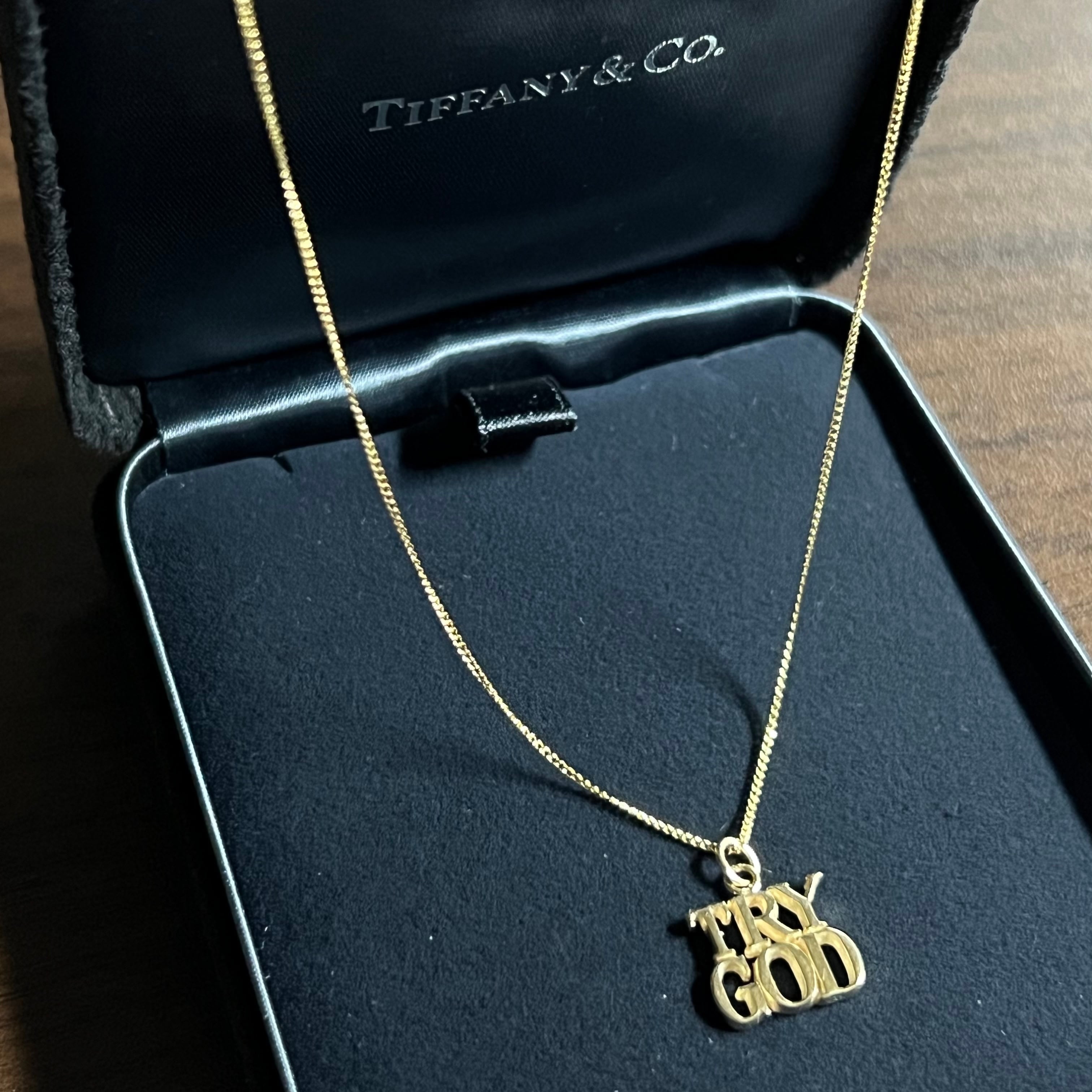 Vintage Tiffany ティファニー TRY GOD Necklace