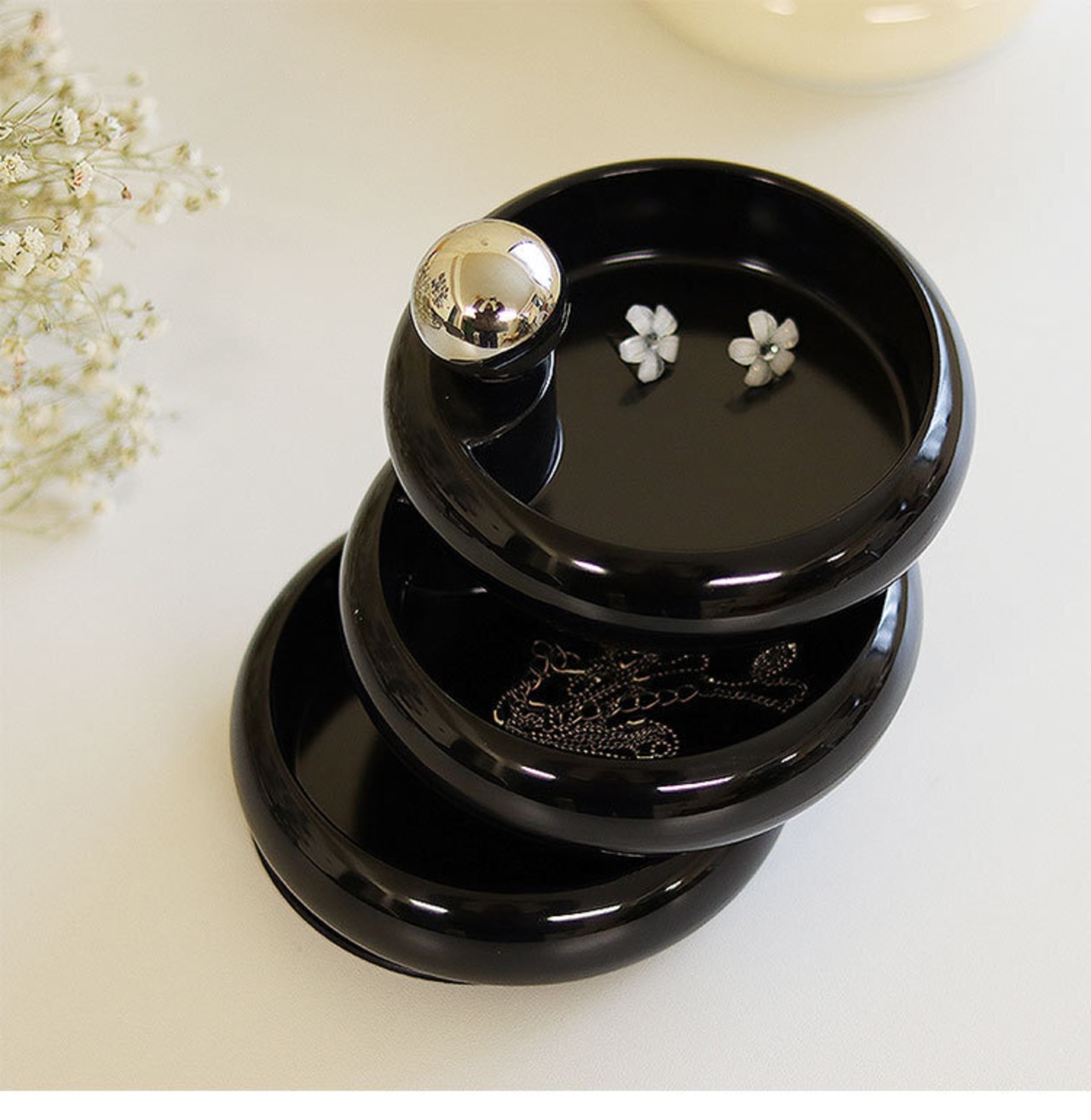 収納ボックス アクセサリー BOX 3段 小物 ケース ジュエリー