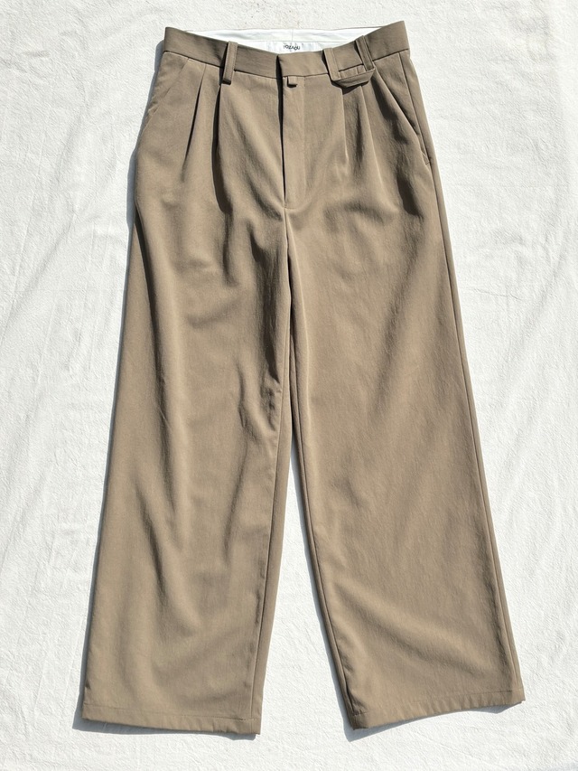TOZAOU / Doorman Pants *RECYCLE POLYESTER (WOOD)
