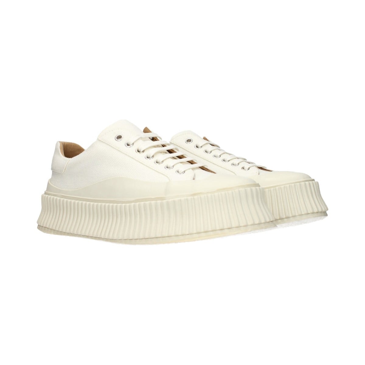 JIL SANDER ジルサンダー メンズ スニーカー ファブリック ホワイト