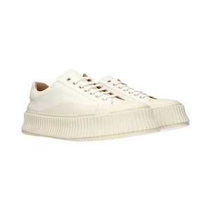 JIL SANDER ジルサンダー メンズ スニーカー ファブリック ホワイト