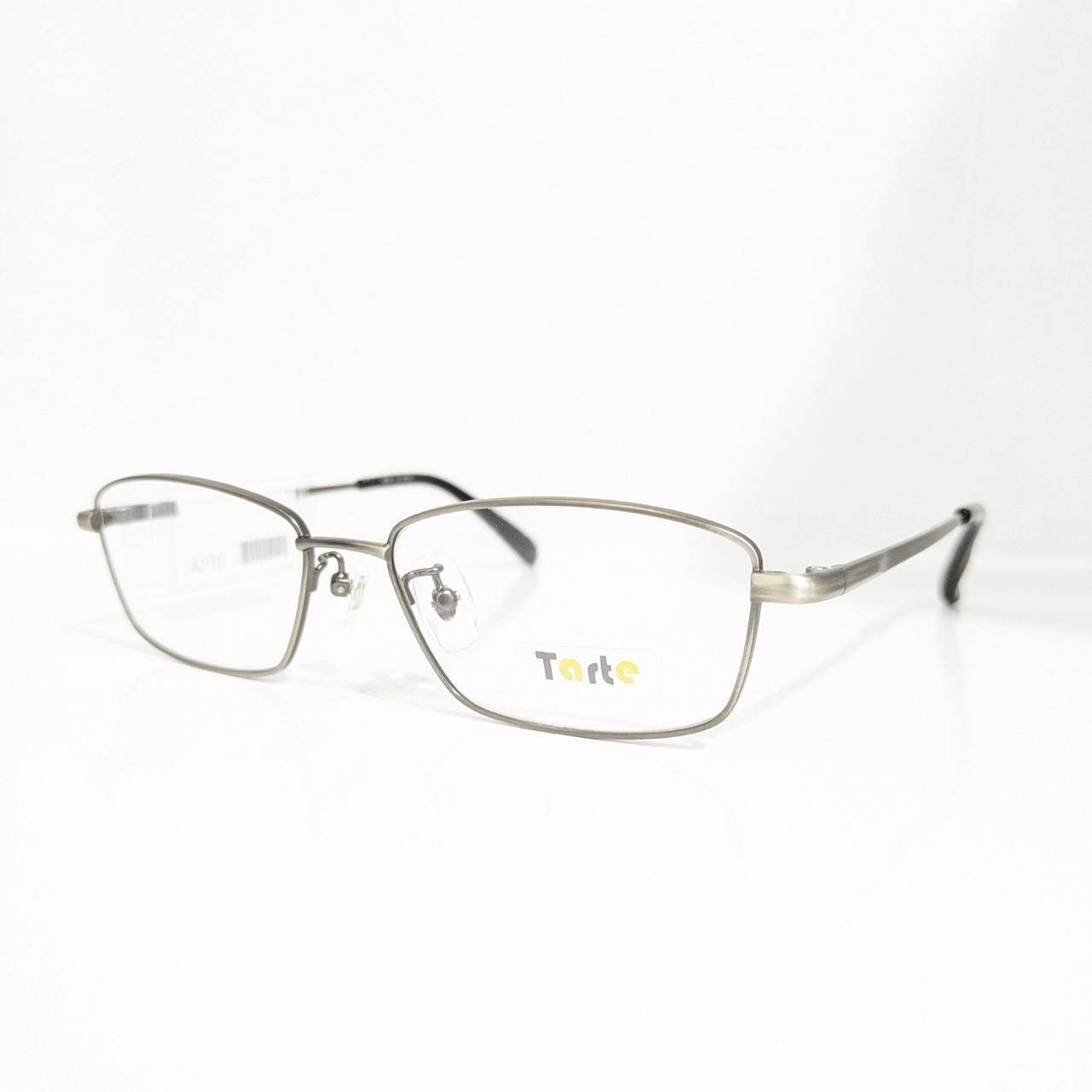 【Tarte】スクエアメタルフレーム ライトグレー
