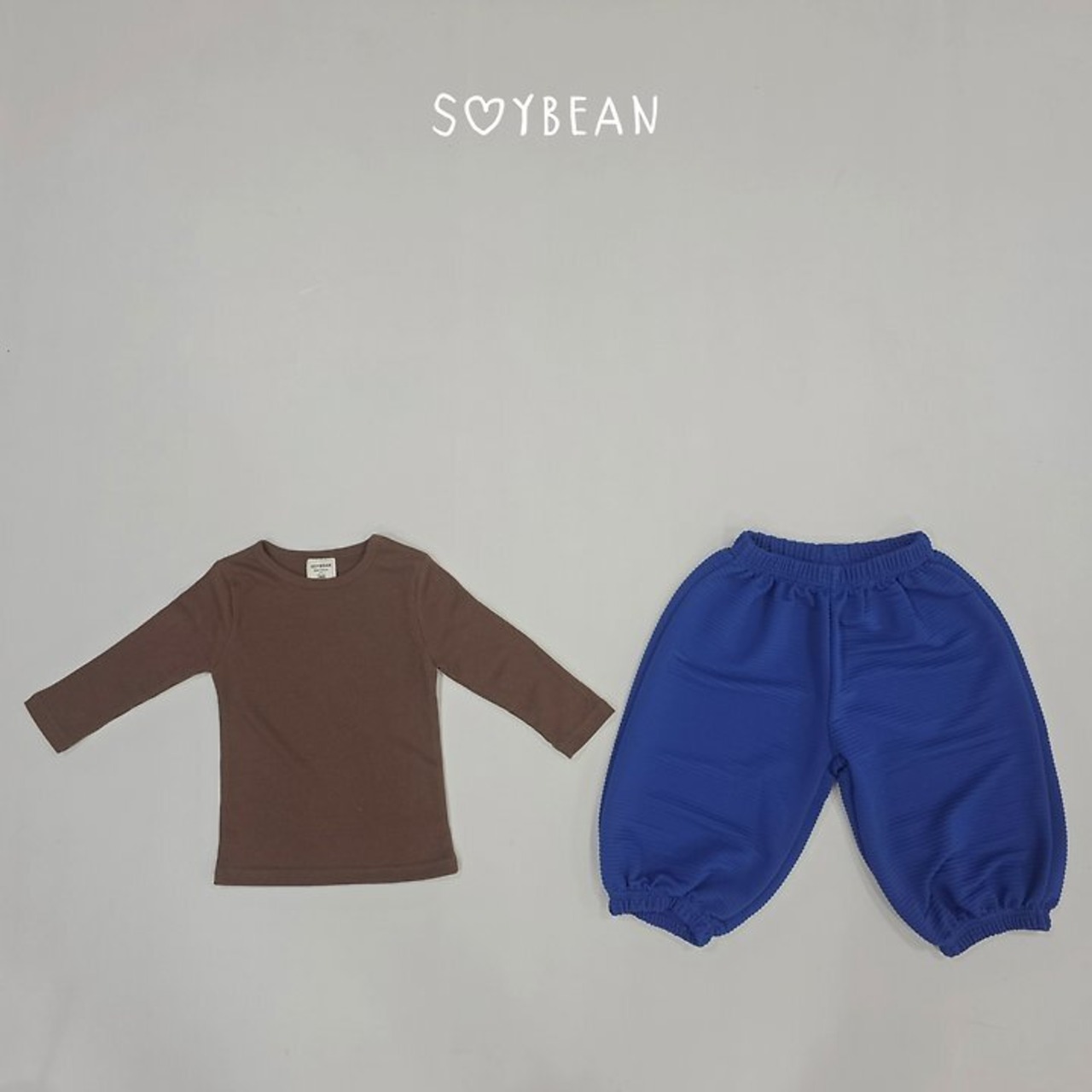 【取寄】SOYBEAN キッズ カラー上下セット｜秋服｜韓国子供服｜ 26/AT