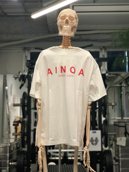 AINOA Front sunset red T-shirts