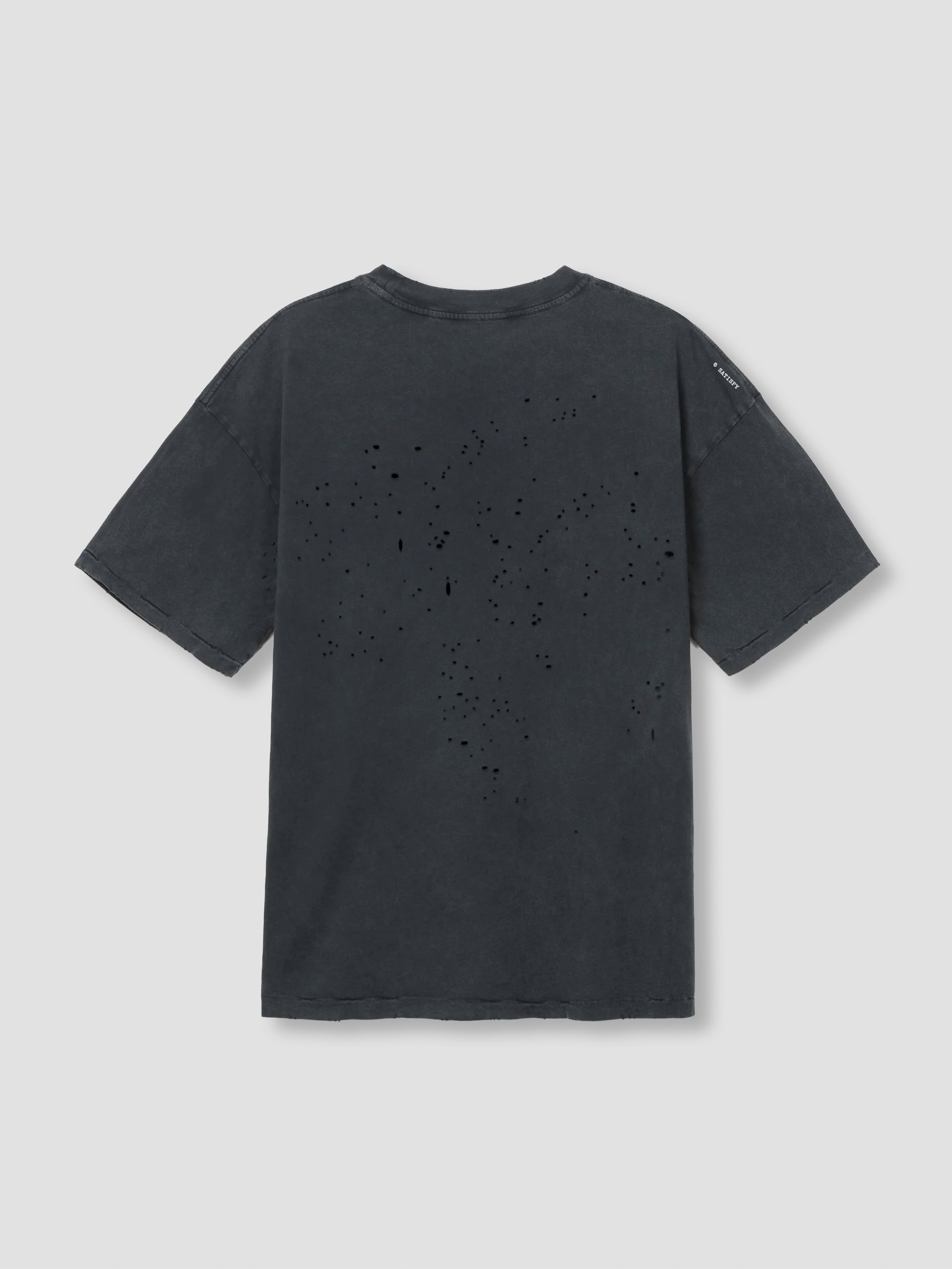 Satisfy MothTech ブラック半袖 Mサイズ SATISFY MothTech T-Shirt Aged Black 11006-00A16 | BEST PACKING STORE