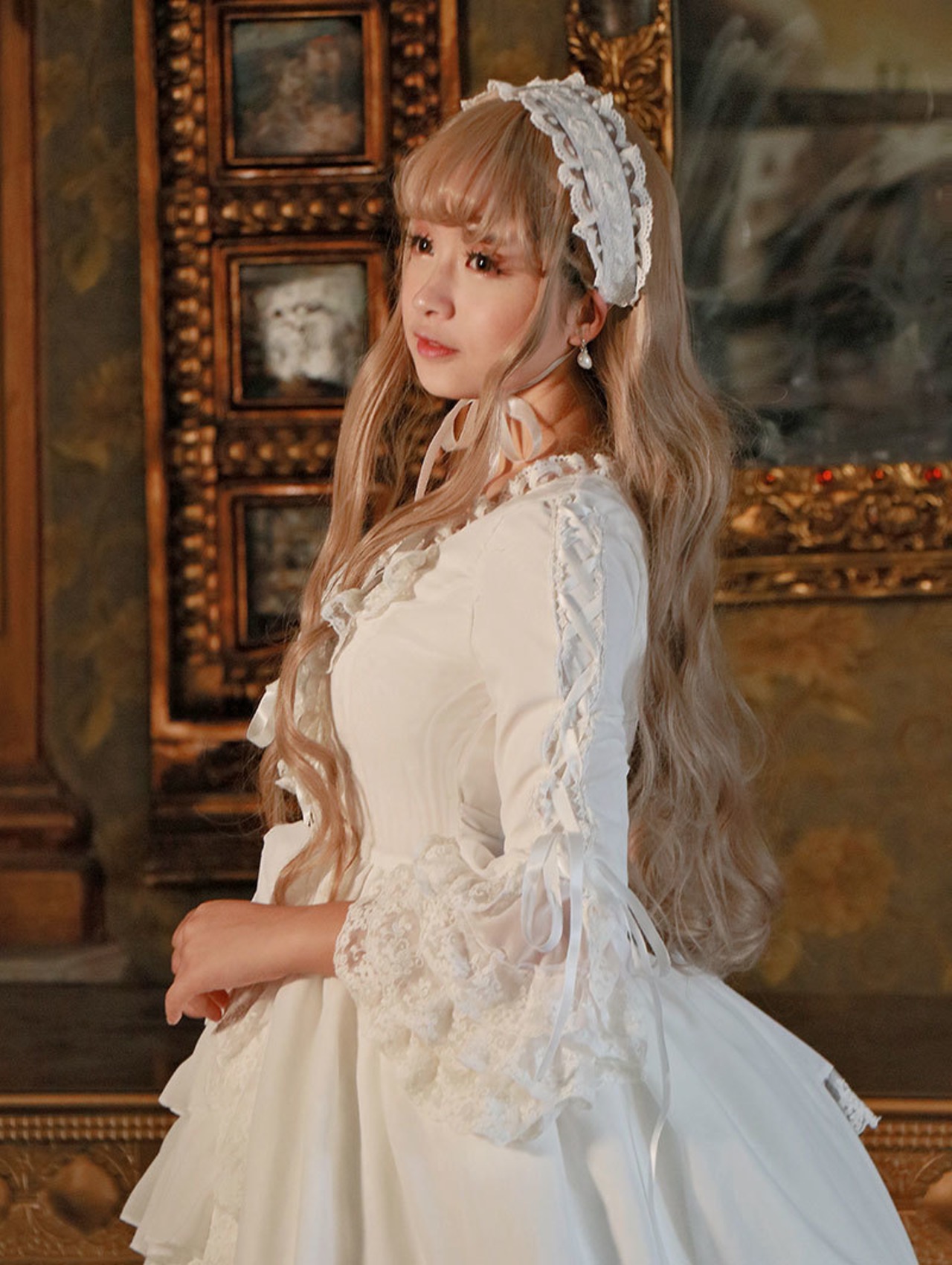 美品 最終お値下げ 総レース ボレロ 妖し preference party