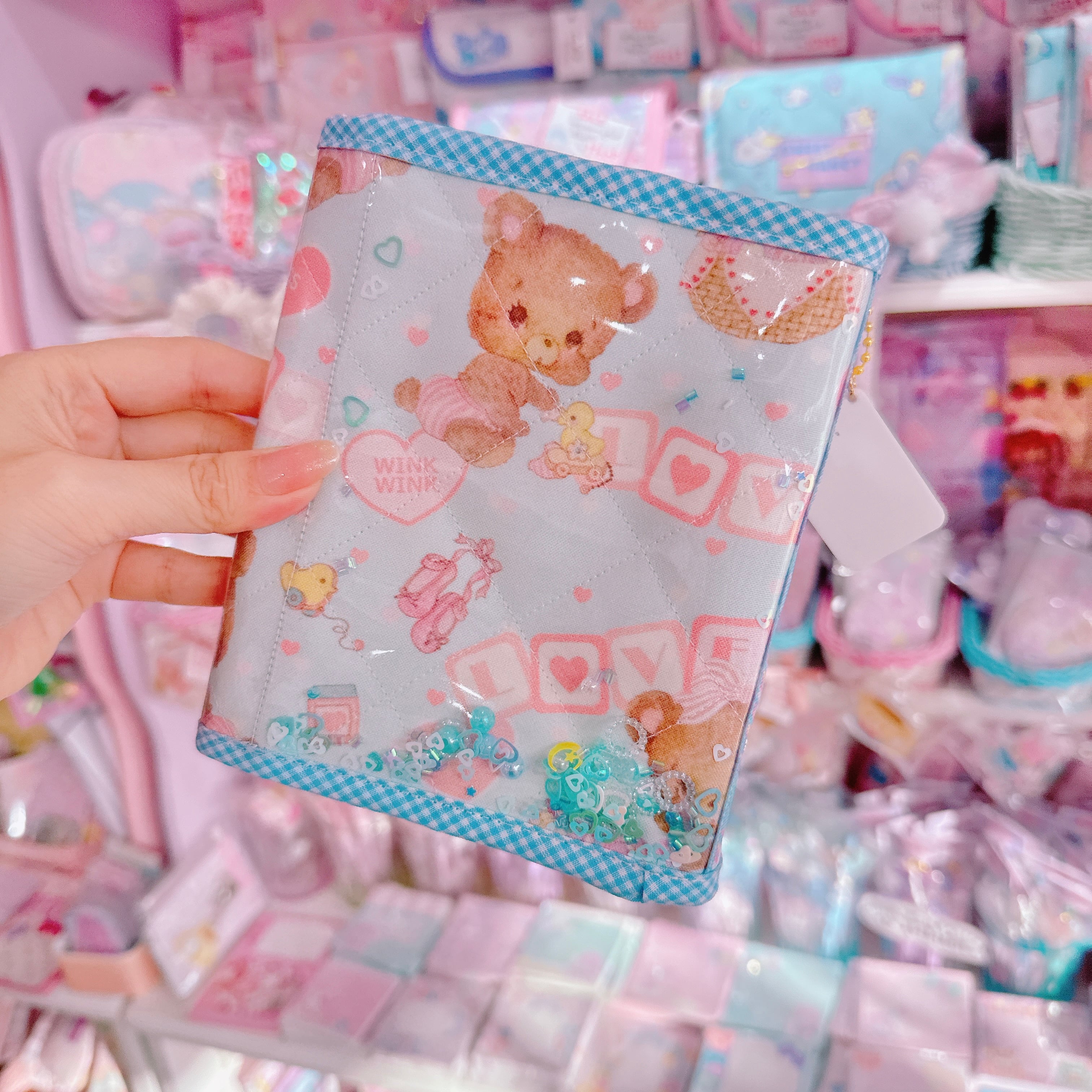 【D8】77-47シール帳バインダーA7ワイド（6穴）