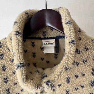 L.L.BEAN BIRDS EYE FLEECE JACKET