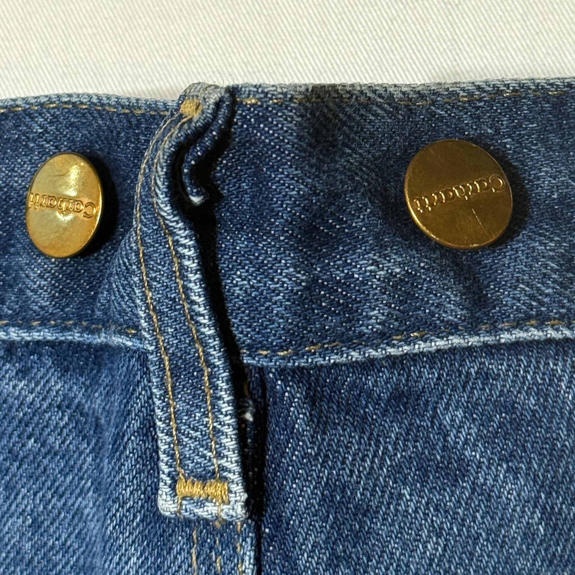 2000's メキシコ carhartt カーハート ダブルニー デニムペインター