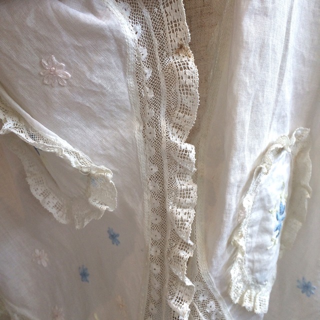 50s cotton  embroidery jacket