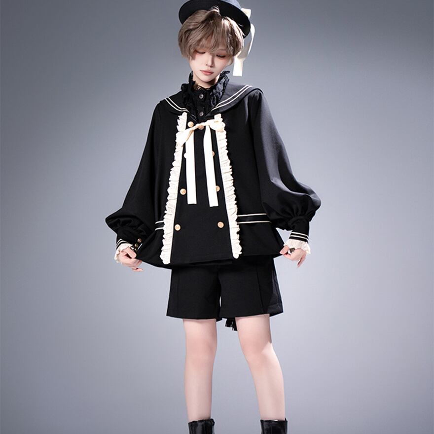 予約販売 王子系 少年装 CastleToo 帽子 セーラー風 学園コスチューム
