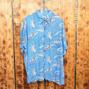 レインスプーナー　art of eddy y reyn spooner XL位　レーヨンシャツ　アロハシャツ　柄シャツ