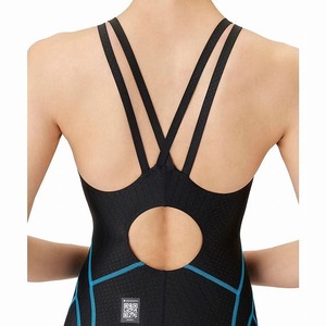 アリーナ競泳水着[レディース]AS5SRC55Lレーシングワンピーススパッツ【WA承認】オープンバック・ハーフレッグ