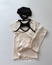 【取寄/韓国直送】Aosta 26/SM リブバイカーパンツ｜夏服｜韓国子供服