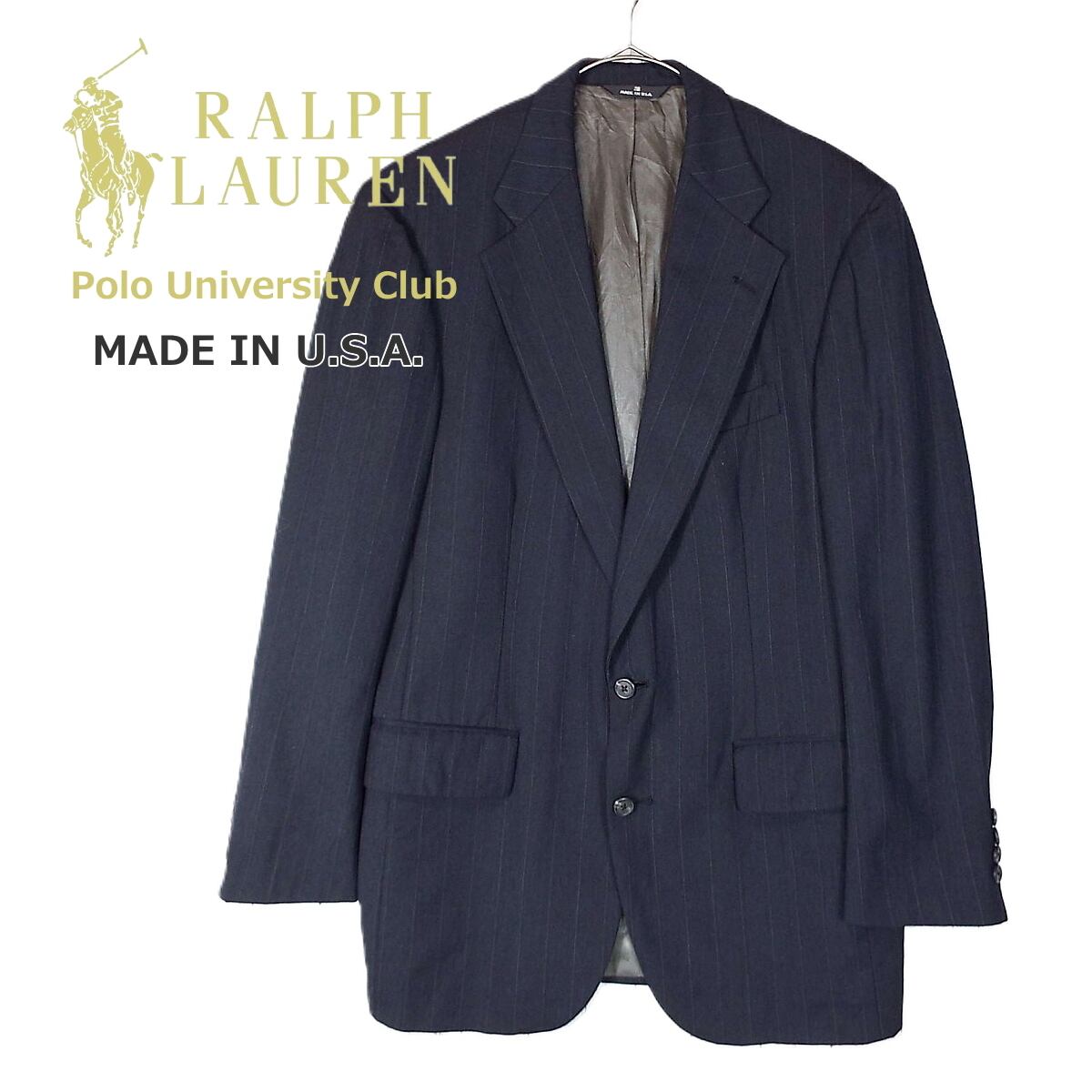 80年代 USA製 Polo University Club by Ralph Lauren ラルフローレン 