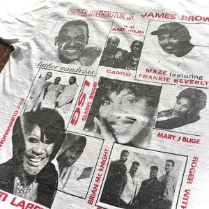 90's  CINCINNATI JAZZ FESTIVAL Photo Print Souvenir T-Shirt / Size X-LARGE