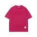 エンボスレタリングクルーネックTシャツ 4col A00130