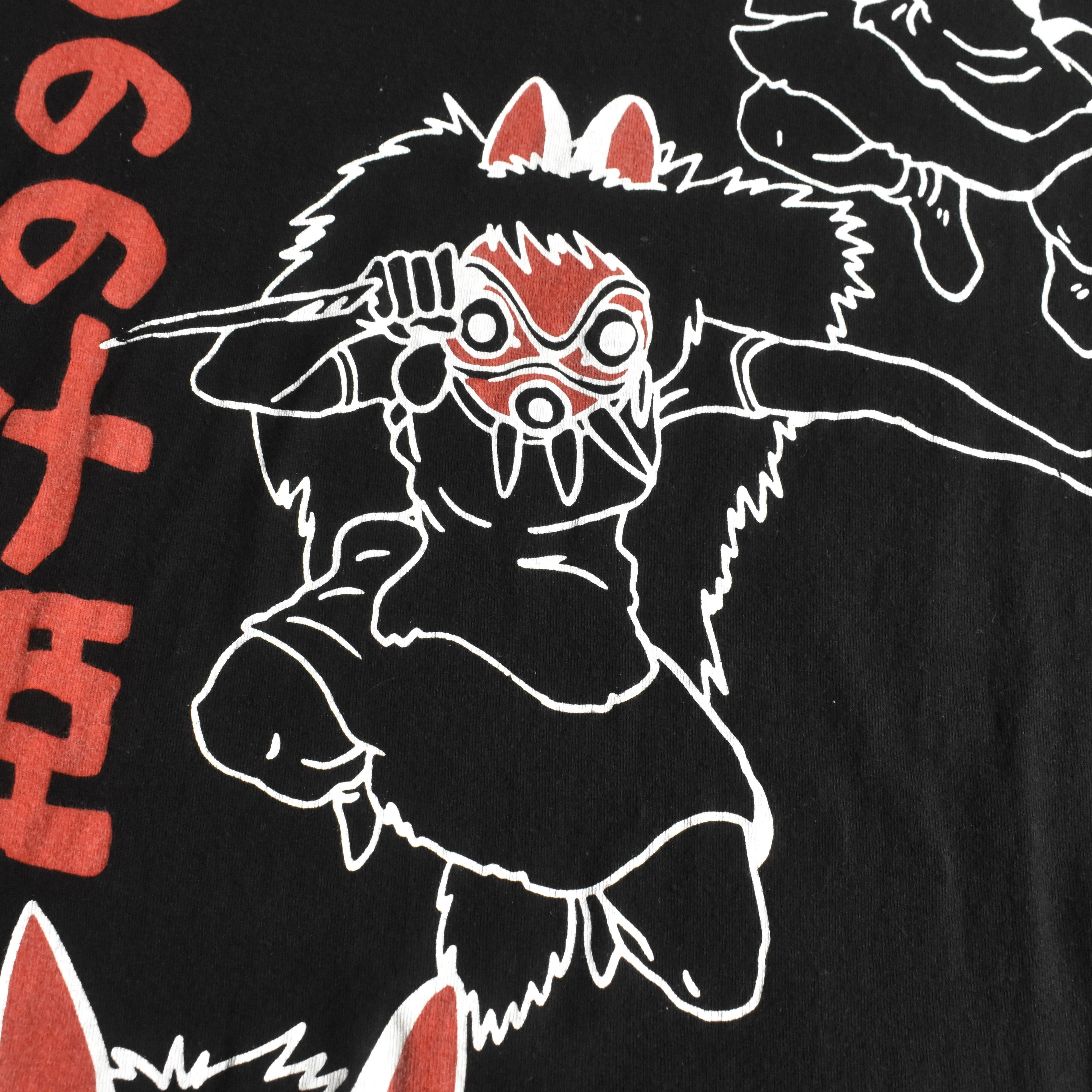PRINCESS MONONOKE』”サン” Front Printed Official Ghibli T-shirt s 