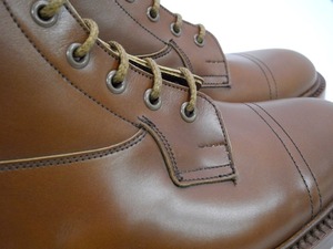 Tricker's × UW / Imitation Cap Country Boots / Marron Antique