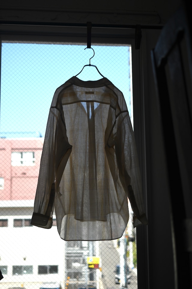 KAPTAIN SUNSHINE / Gauze Plaid Plain Shirt (PASTEL PLAID)