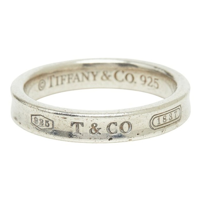 ティファニー 1837 ナローリング リング 指輪 16号 SV925 シルバー レディース TIFFANY&Co. 【中古】
