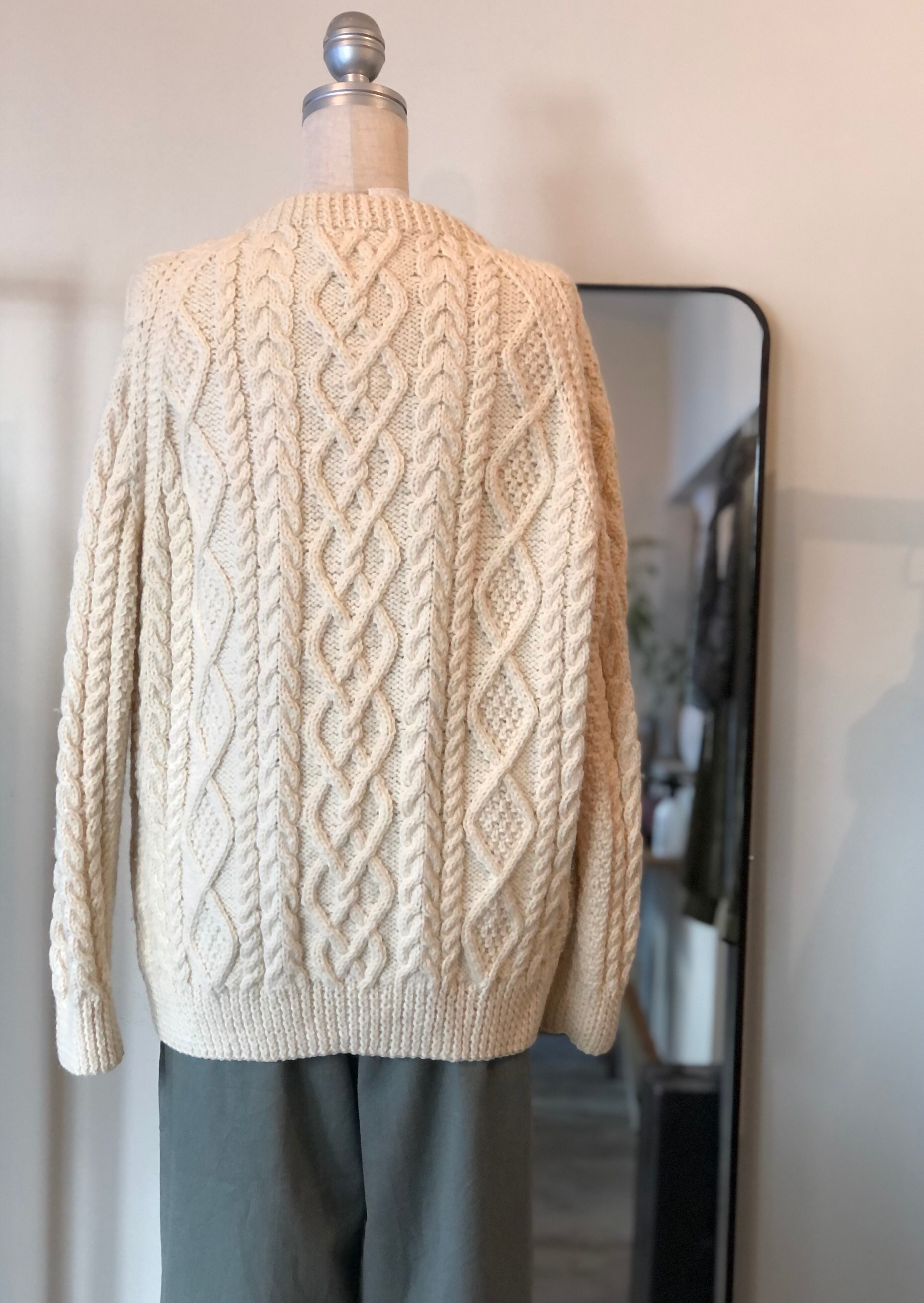 ♡vintage cable knit cardigan♡