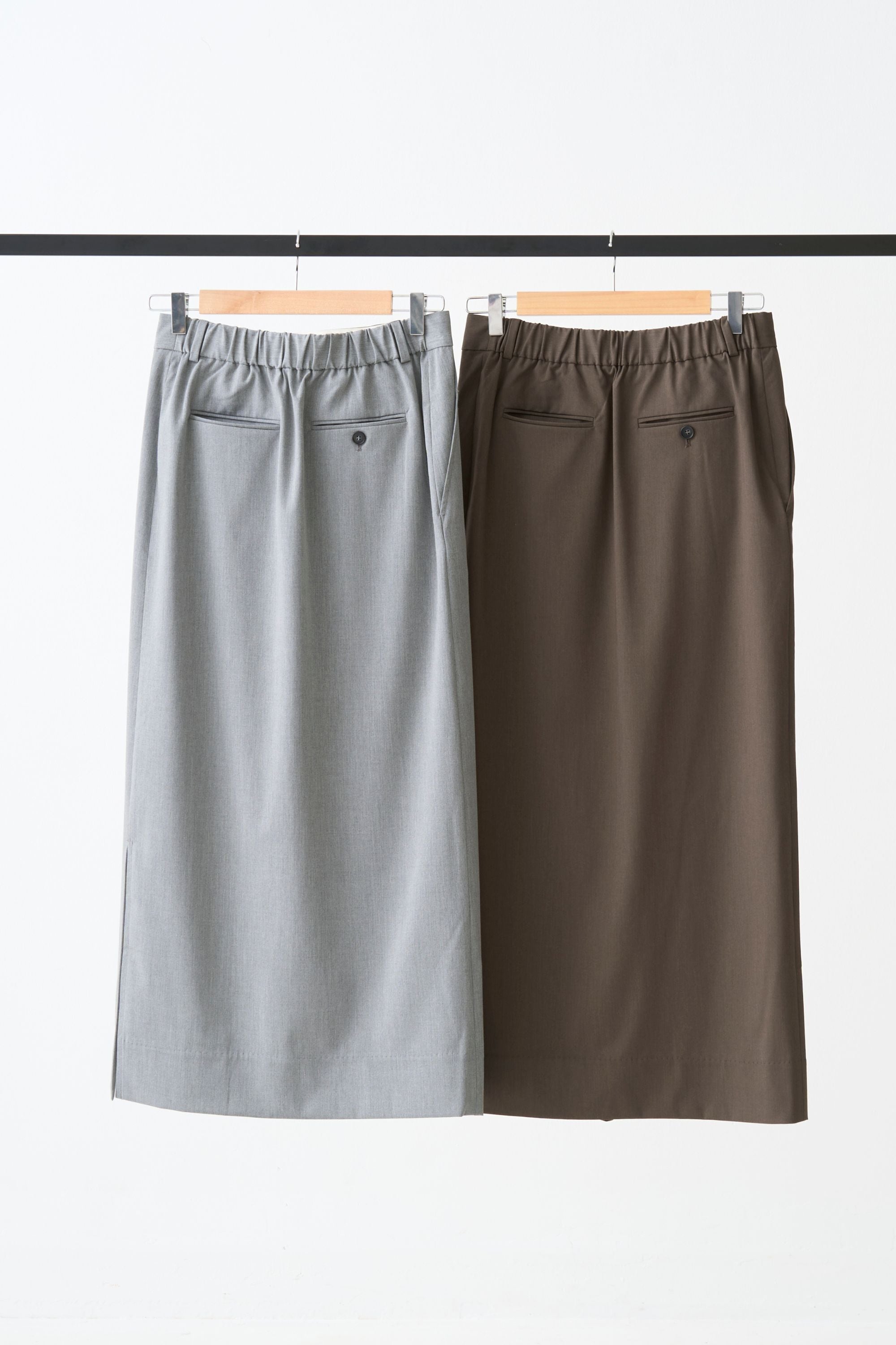 Odd Long Skirt - GRAY | seven dot - ライフスタイルECサイト -