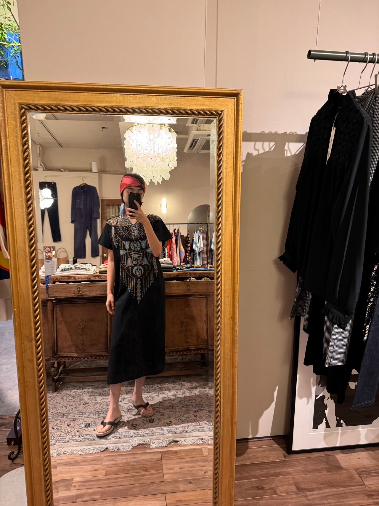 1970s  Kaisa Heikkilä Oy エジプトデザインカフタンドレス