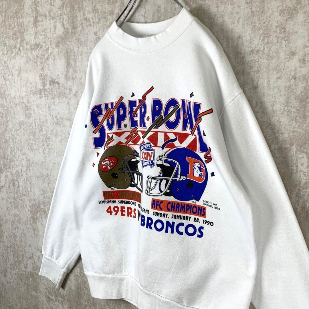 80s USA製 NFL スーパーボウル 49ERS BRONCOS スウェット | 古着屋