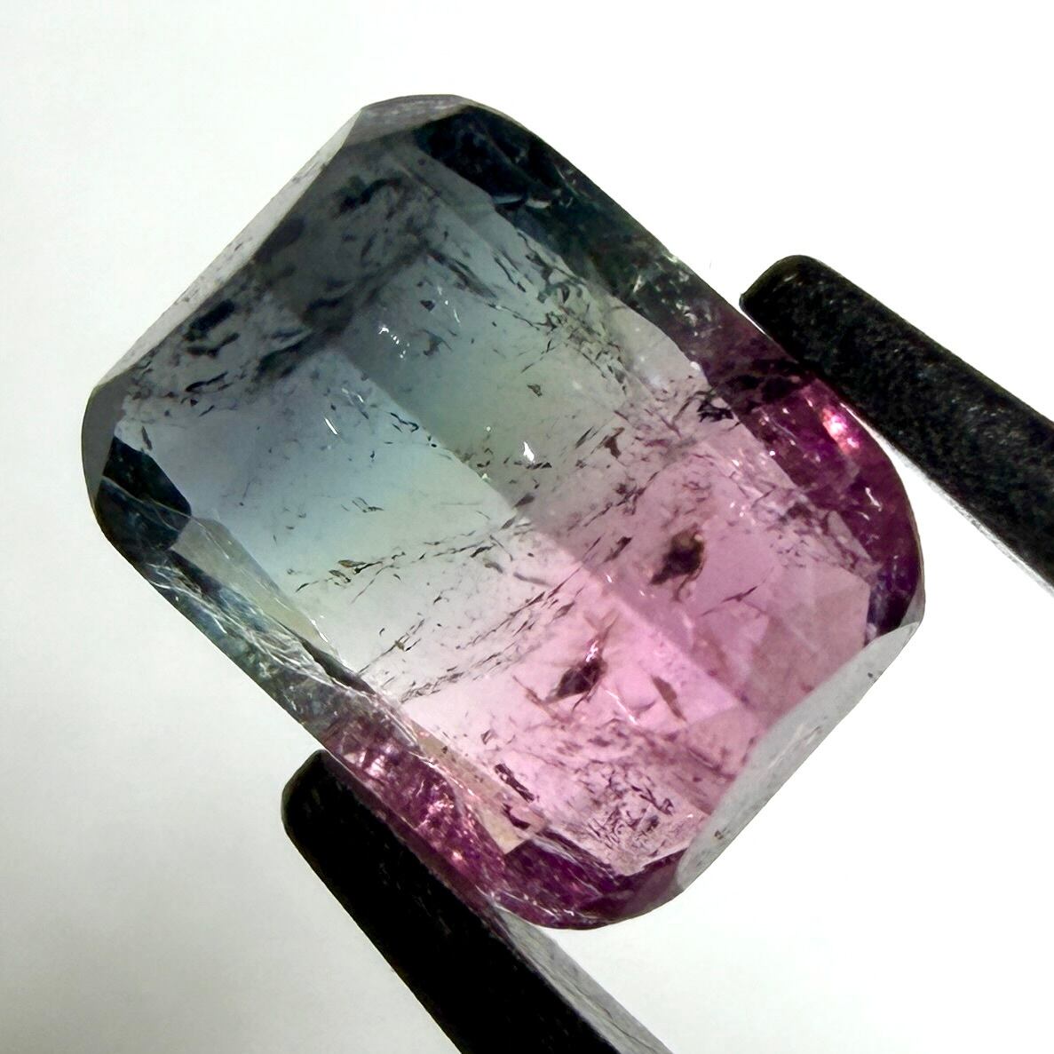 A586 天然パーティカラードトルマリン 0.600ct | Petal Gem