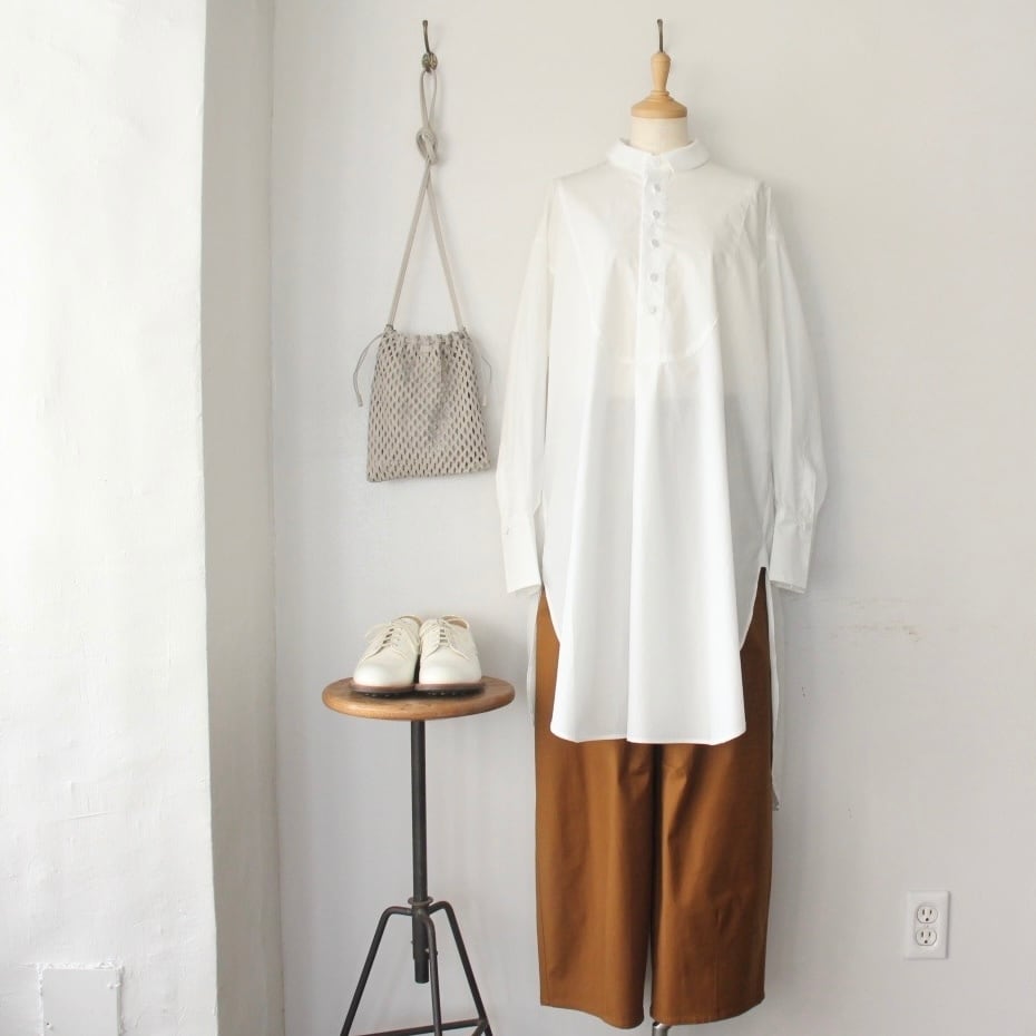 the last flower of the afternoon 解けた夜 Bosom shirt(ブザムシャツ)