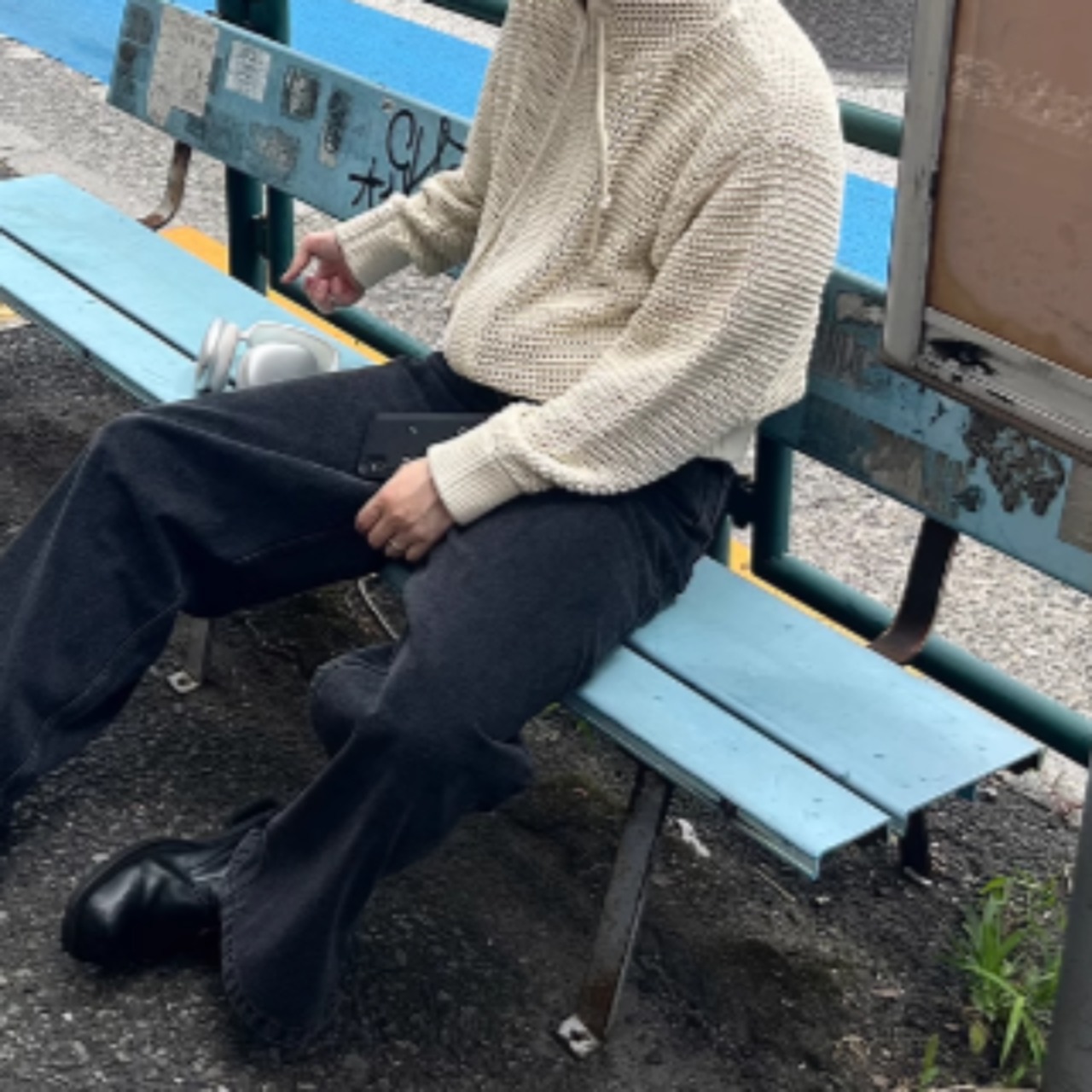 メッシュニットレトロパーカー　0822