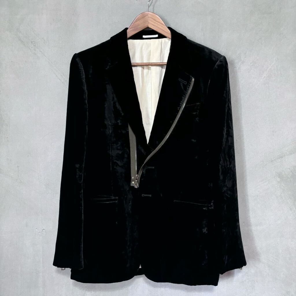Paul Smith コットンポリ ストライプ2Bテーラードジャケット M