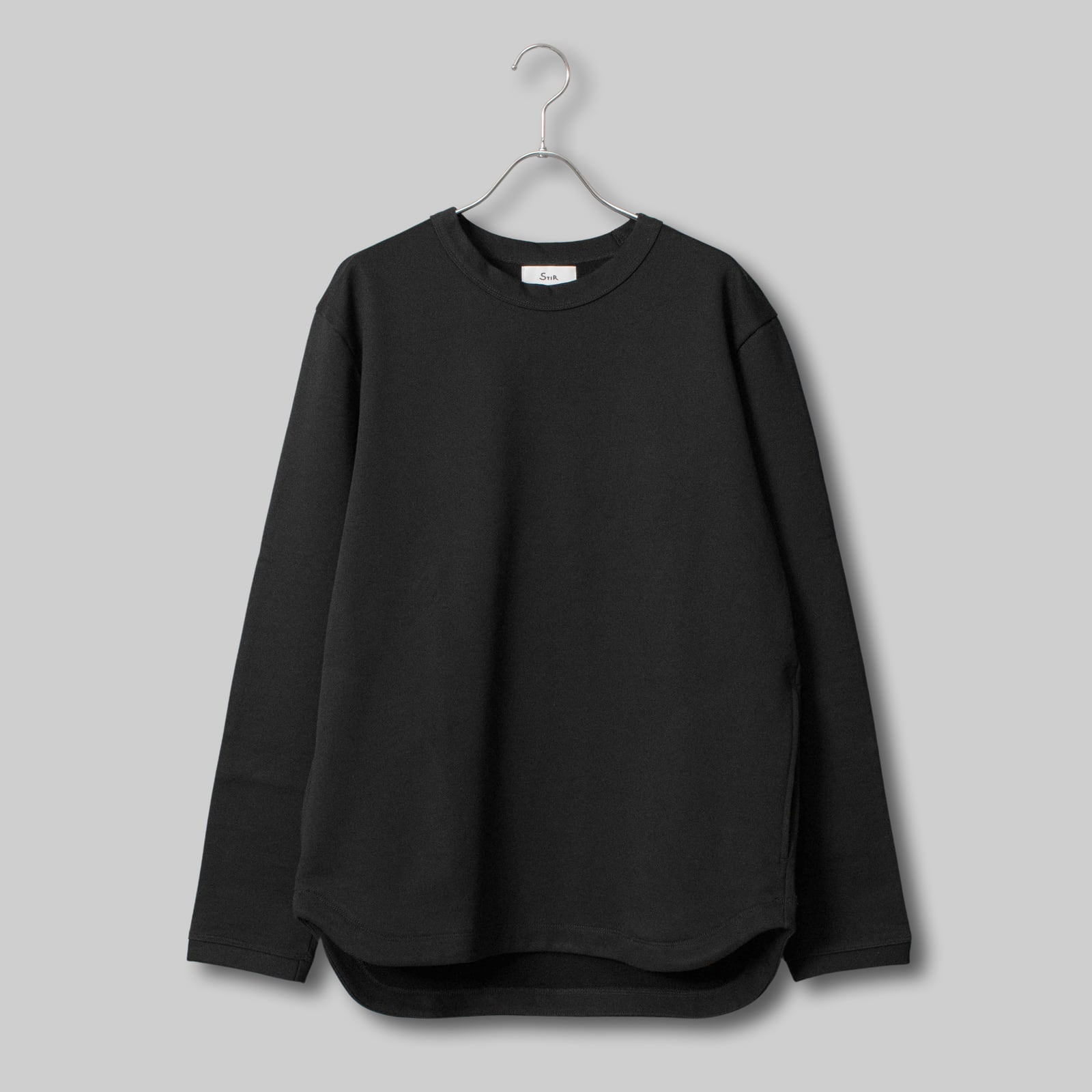 STIR スティア ソリッドドレススウェットシャツ ソリッドドレススウェットシャツ / Solid Dress Sweatshirt #BLACK