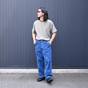 INTÉRIM / COTTON HEMP BORDER TEE