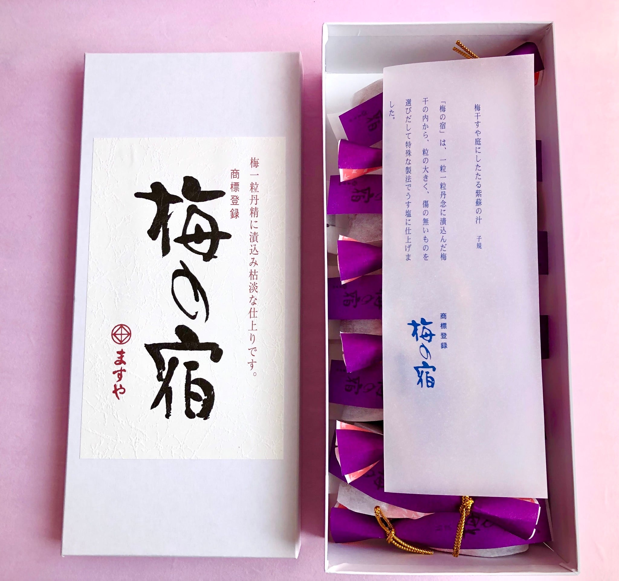 梅の宿 「10入」 | 小田原「ますや」贈答品、お茶請け用の梅干の老舗の