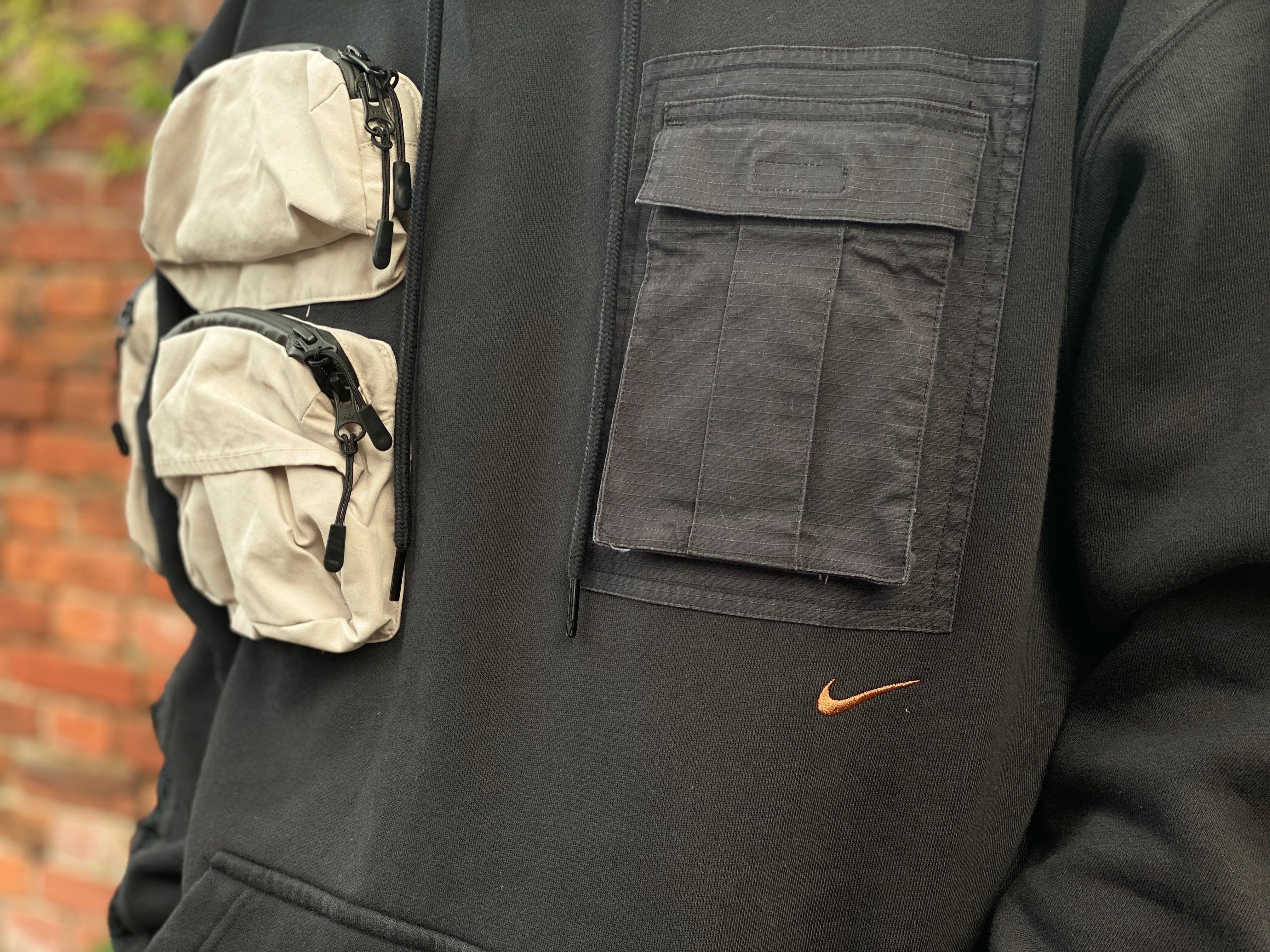 NIKE × TRAVIS SCOTT NRG AG UTILITY HOODIE BLACK LARGE CU0458-010  