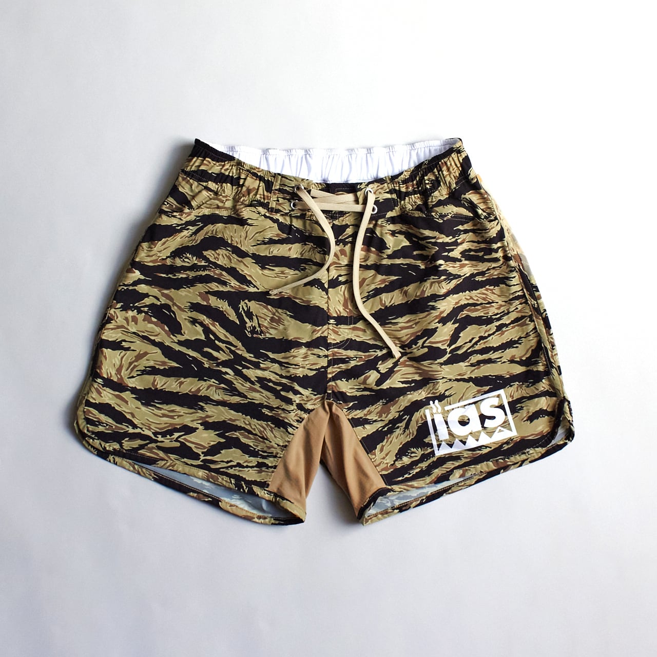 MMA(マウンテンマーシャルアーツ)MMA I am Sauna Run&Sauna Shorts -Tiger Camo Beige メンズレディースランニングショーツ