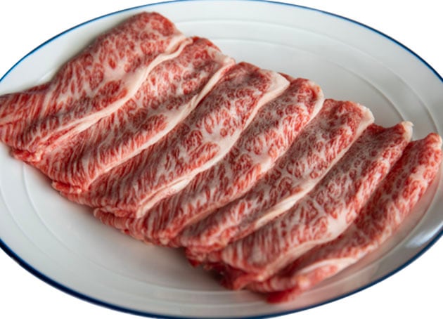 宮崎県産黒毛和牛の熟成特上ロースうす切り肉 250g×2【鏡山牧場】001