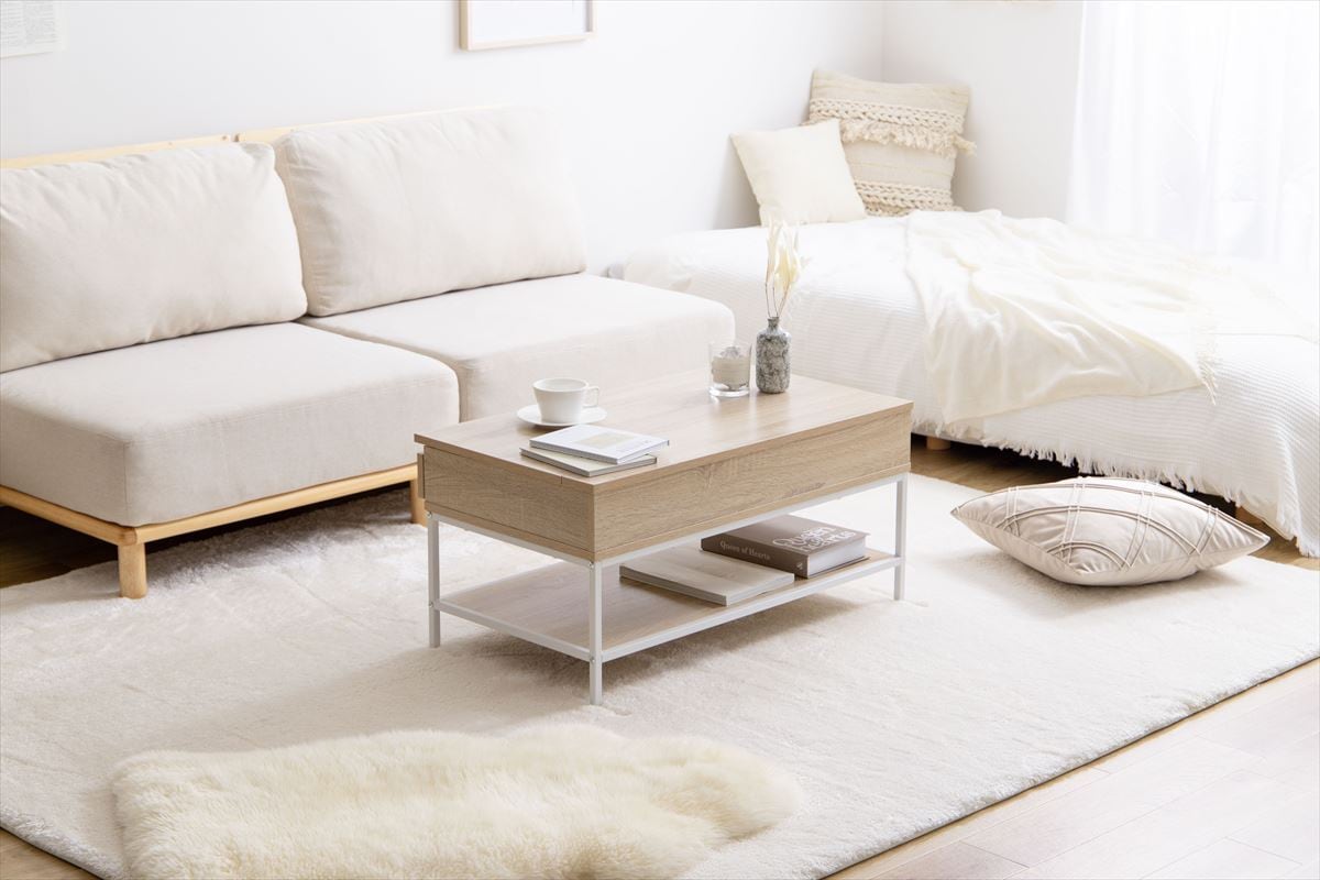 機能的で洗練された空間を作る昇降式センターテーブル | TKSKSHOP