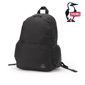 CHUMS チャムス パッカブル デイパック 17L 軽量 リュック バックパック 折りたたみ リップストップナイロン アウトドア 旅行 604133 Black