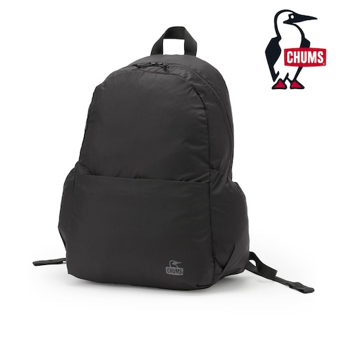 CHUMS チャムス パッカブル デイパック 17L 軽量 リュック バックパック 折りたたみ リップストップナイロン アウトドア 旅行 604133 Black