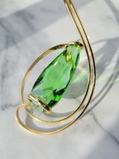 AURA  *peridot*  -collier-