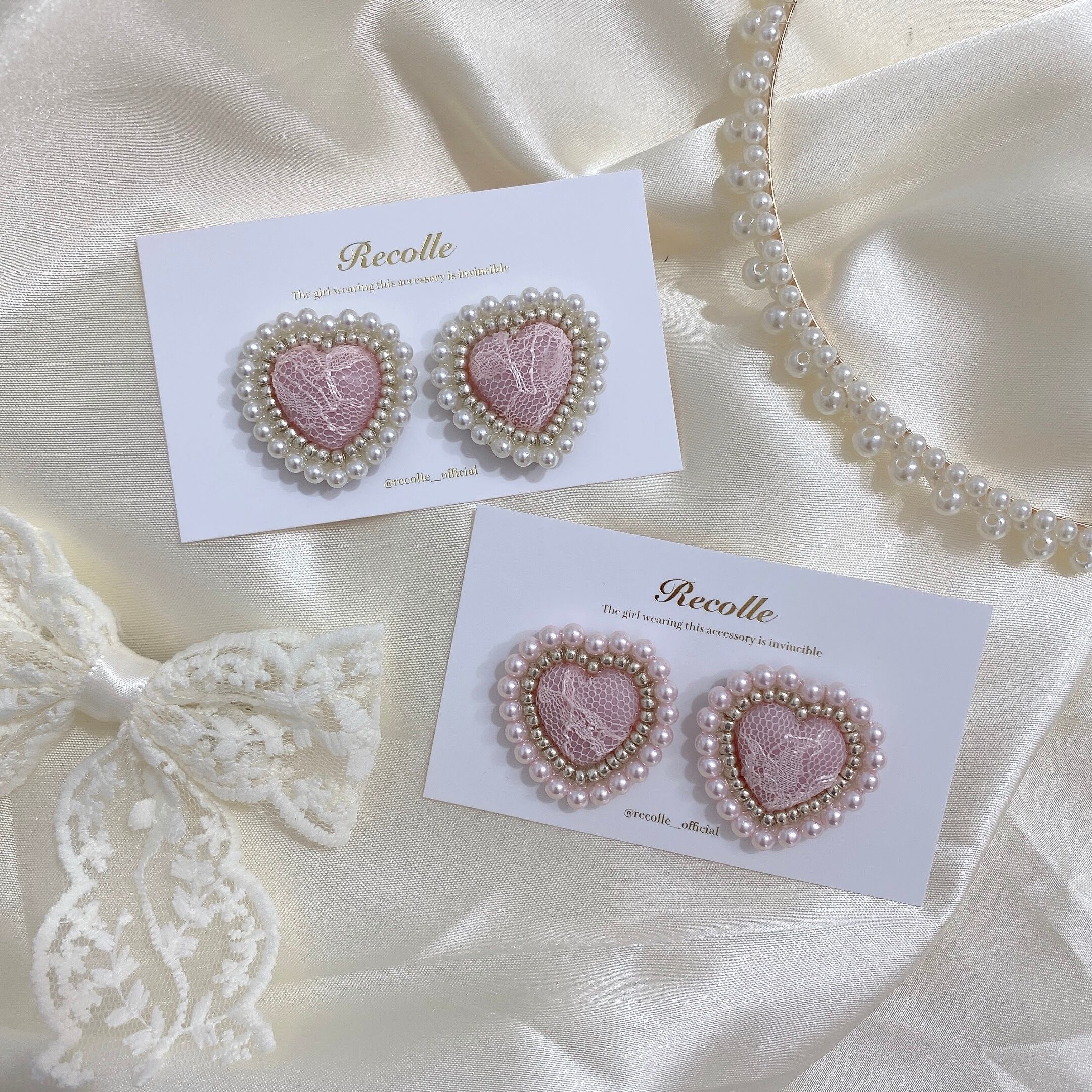 lace heart-2 (pink)