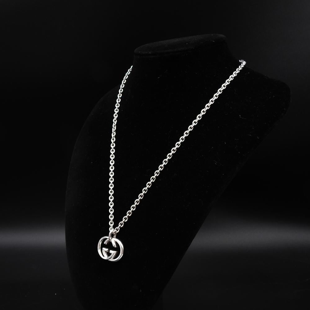 正規品】Gucci ネックレス インターロッキングG GGロゴ SV925 正規品】Gucci ネックレス インターロッキングG GGロゴ SV925