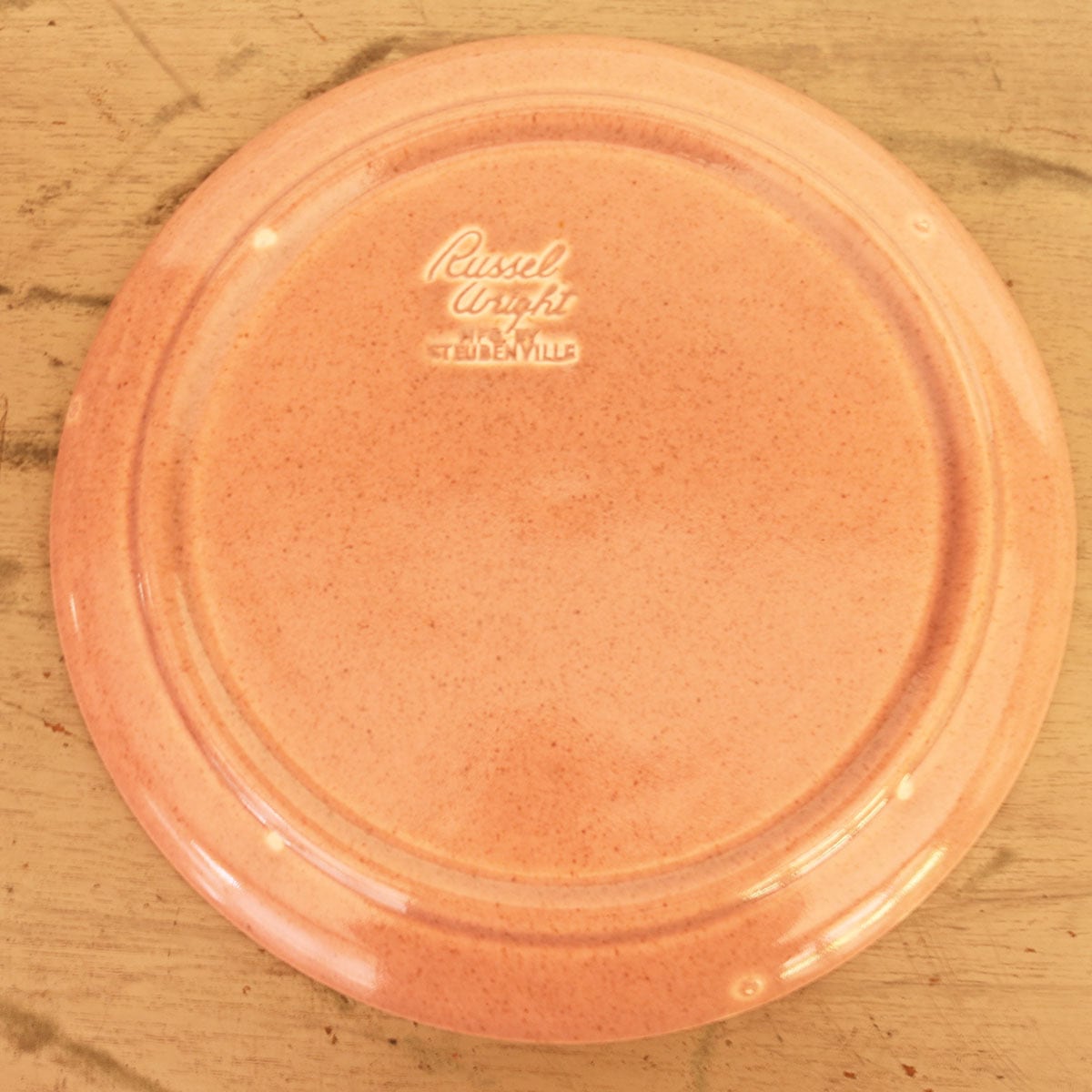 ラッセル・ライト サラダプレート（コーラルピンク） | relish