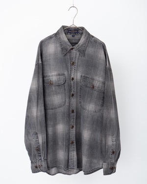 good fade check cotton shirt
